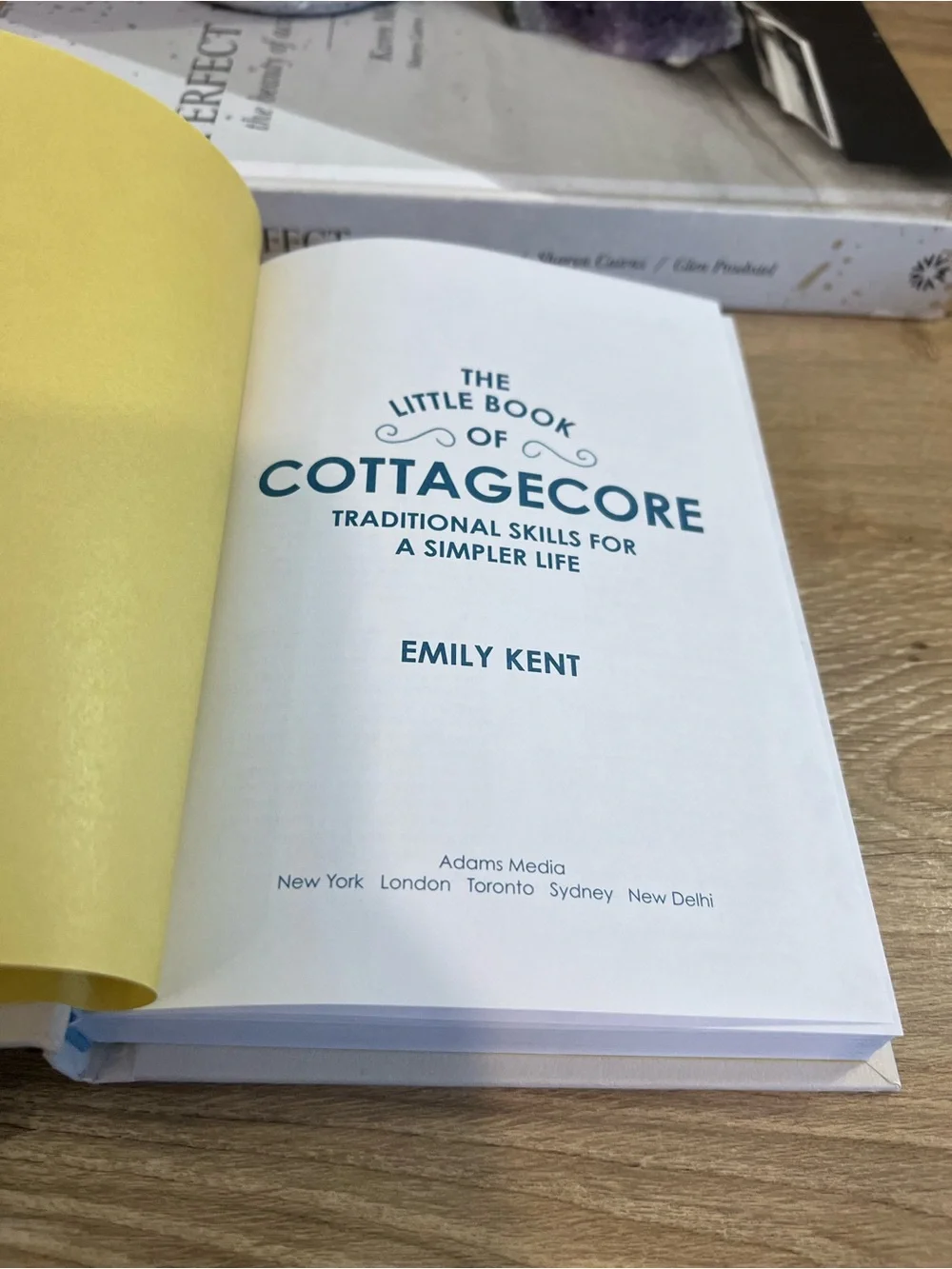 The Little Book of Cottagecore Emily Kent Hardcover 2021 Crafts Baking Gardening